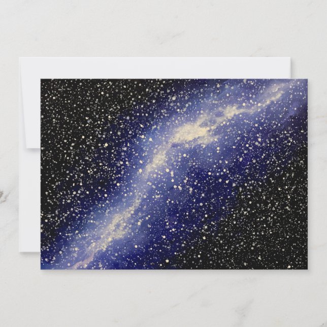 Galaxy Painting Greeting Card (Front)