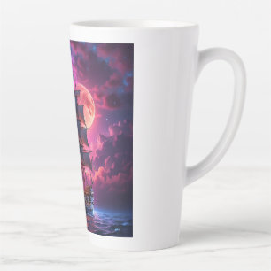 Galaxy Pirate Ship Mug - Fantasy Ocean Space Ceram