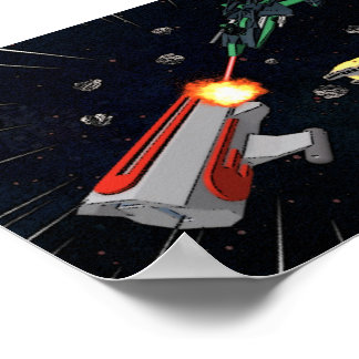 Galaxy Pirating Poster (Small)