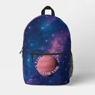 Galaxy Planet Backpack – Custom Name Orbit