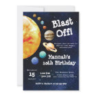 Galaxy Planets Solar System Outer Space Birthday