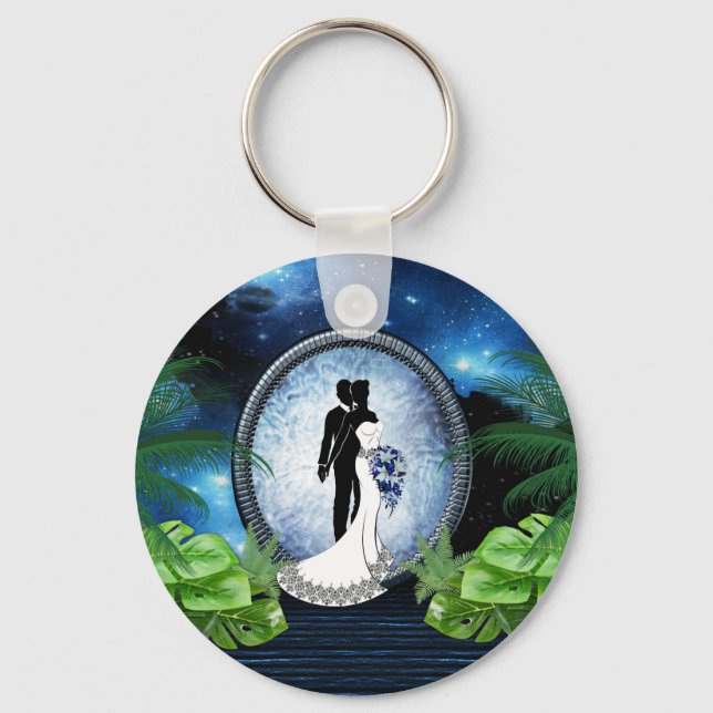 Galaxy-Portal Groomsman gift Key Ring (Front)