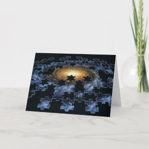 Galaxy Puzzle Card