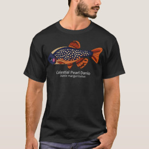 Galaxy Rasbora Celestial Pearl Danio with Text Cla T-Shirt