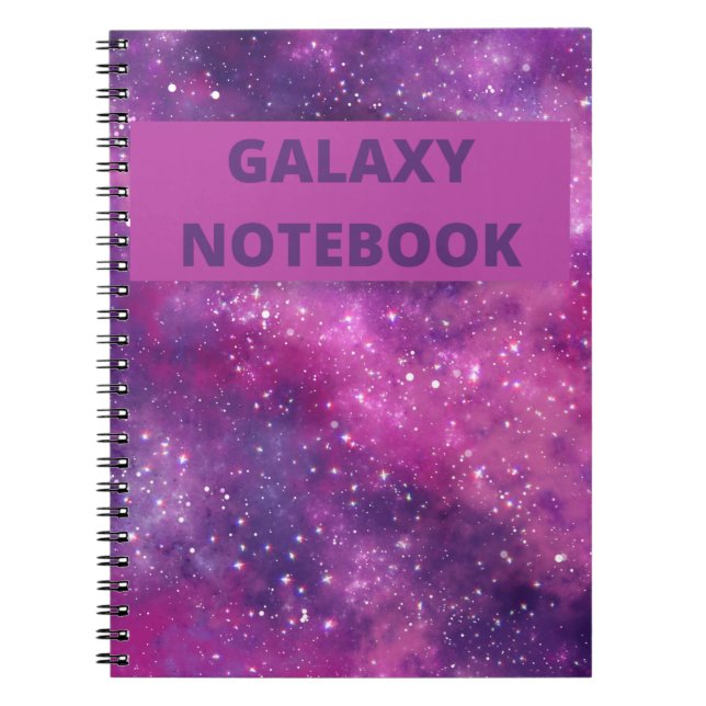 Galaxy Reach for the Stars  Notebook (Front)