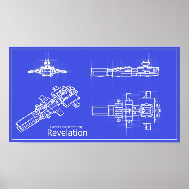 Galaxy Revelation Blueprints Poster (Front)