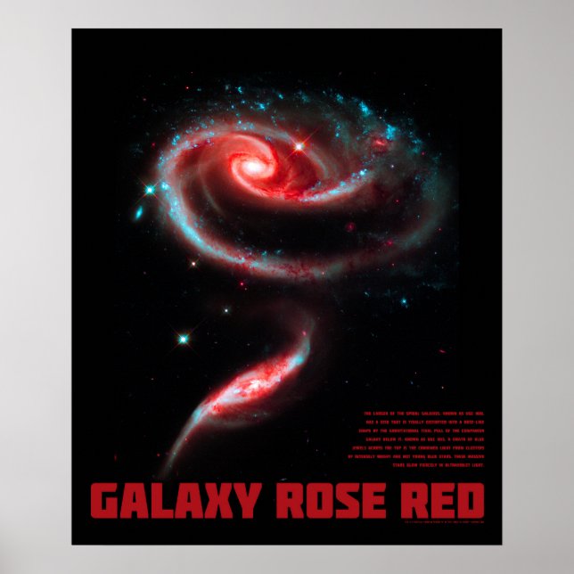 Galaxy Rose Red Poster (Front)