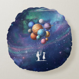Galaxy Round Cushion