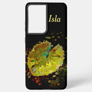 Galaxy Samsung S21+ Case Digital Water Lily Pod