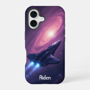 Galaxy Ship iPhone 16 Case