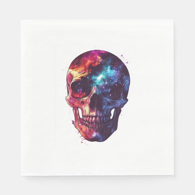 Galaxy Skull Portal Napkin (Front)