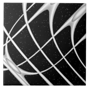 Galaxy Space Design Ceramic Tile