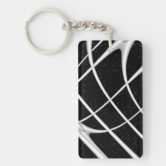Galaxy Space Design Key Ring (Front)