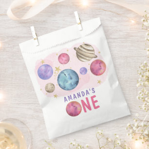 Galaxy Space Girl Birthday Party  Favour Bag