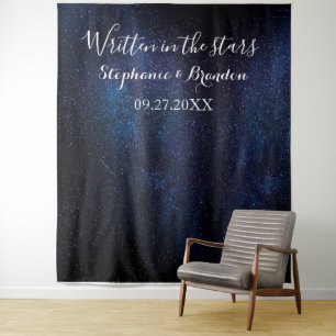 Galaxy Space Nebula Cosmos Wedding Photo Booth Tapestry