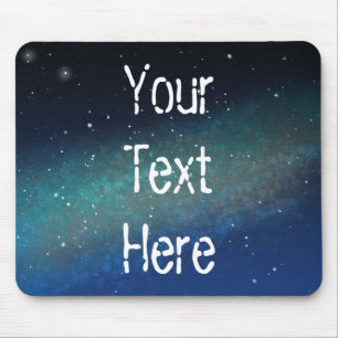 Galaxy Space Nebula Night Sky Personalised Mouse Pad