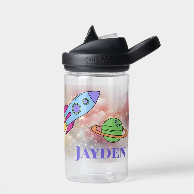 Galaxy Space Odyssey Water Bottle (Left)