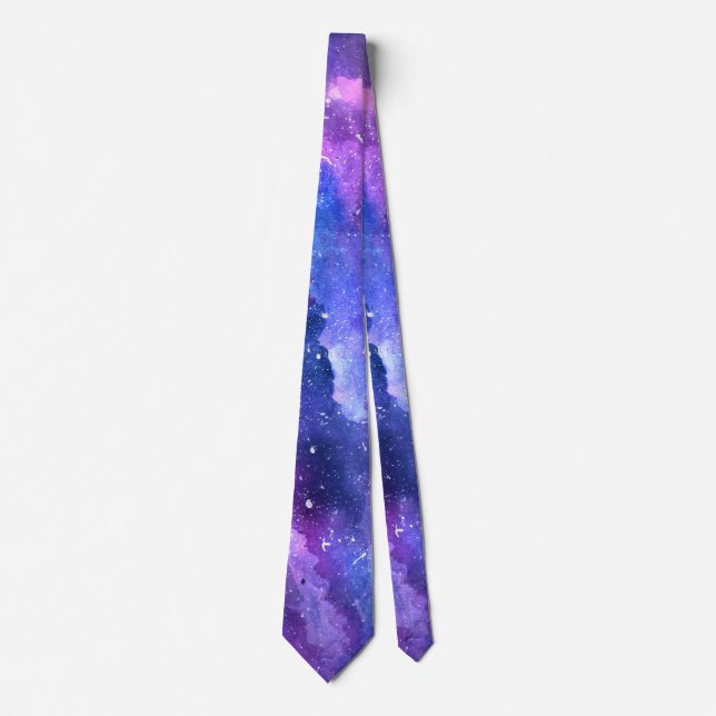 Galaxy Space Themed Work Party Fun  Tie (Front)
