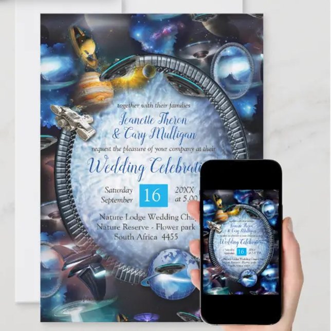 Galaxy Space Visitors Invitation (Creator Uploaded)