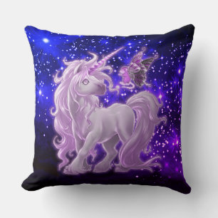 Galaxy Sparkle Pink Unicorn Cushion