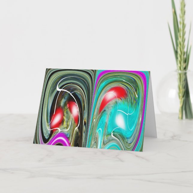 Galaxy spirits holiday card (Front)