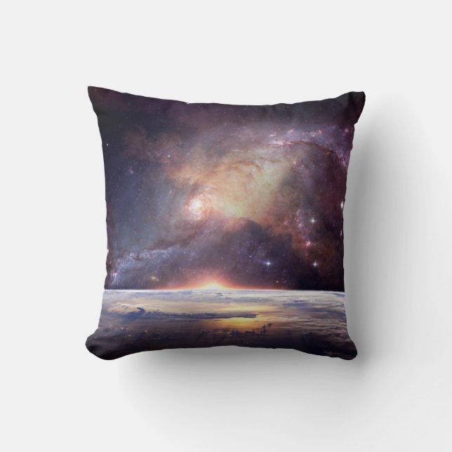 Galaxy star infinity cosmos dark cushion (Front)