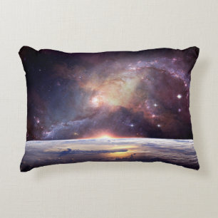 Galaxy star infinity cosmos dark decorative cushion