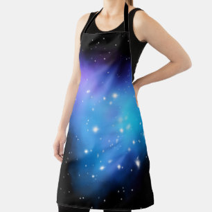 Galaxy Starlight Space Clouds Apron