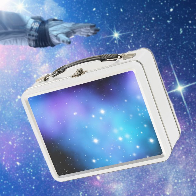 Galaxy Starlight Space Clouds Metal Lunch Box (Creator Uploaded)