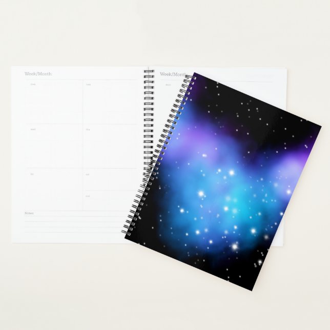 Galaxy Starlight Space Clouds Planner (Display)