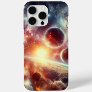 Galaxy, stars and planet Phone case