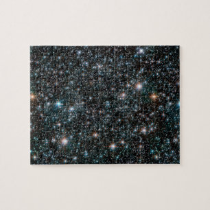 Galaxy Stars Cosmic Outer Space Challenging Black Jigsaw Puzzle