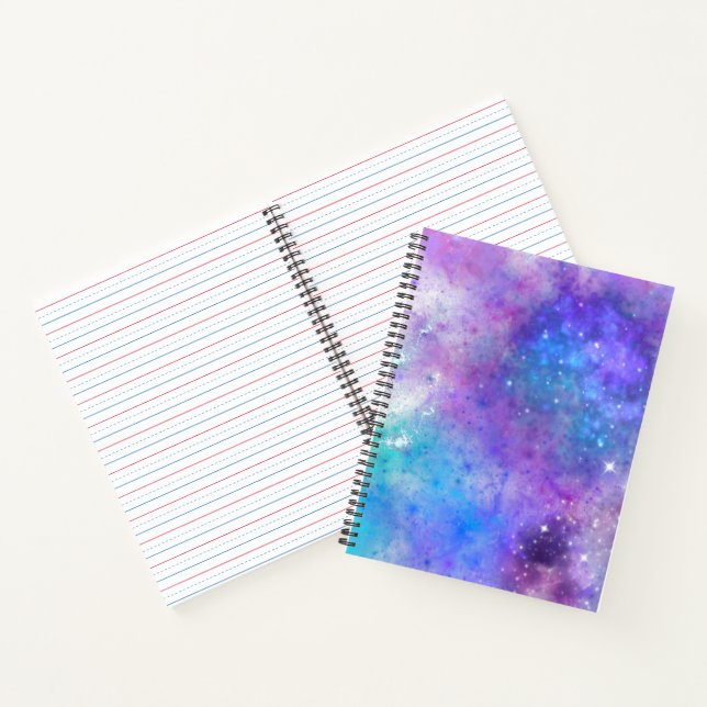  Galaxy & Stars -  Notebook (Inside)