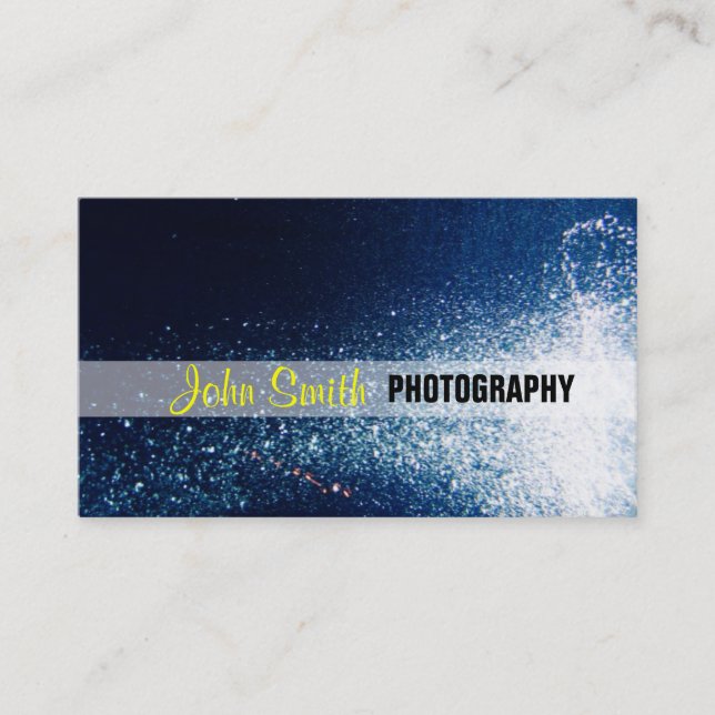 Galaxy stars photography business card (Front)