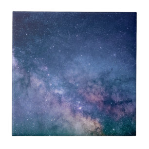 Galaxy Stars Space Universe Cool Pattern Modern Ceramic Tile