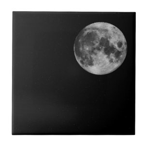 Galaxy Stars Space Universe Moon Pattern Modern Ceramic Tile