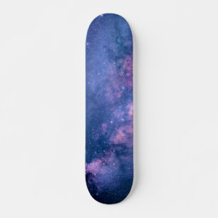 Galaxy Stars Universe Sky Blue Space Cosmic Skateboard