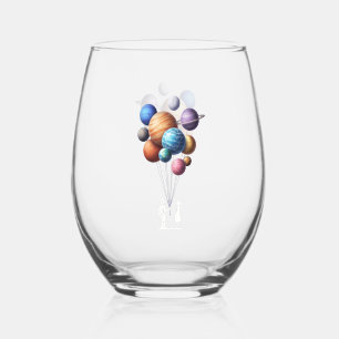Galaxy Stemless Wine Glass