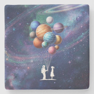 Galaxy Stone Coaster