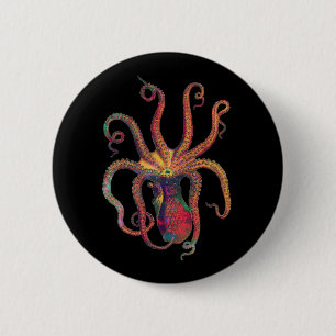 Galaxy Tentacles 6 Cm Round Badge