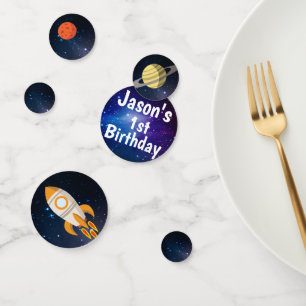 Galaxy Themed    Birthday Party   Table Confetti