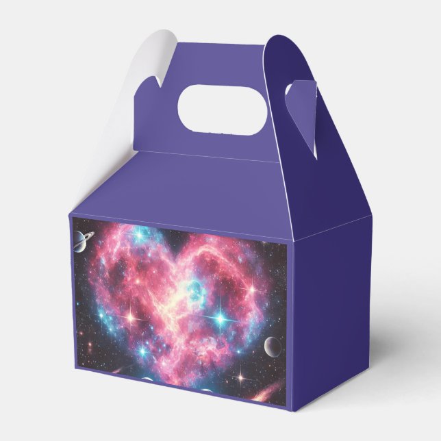 Galaxy-Themed Party Favour Box (Front Side)