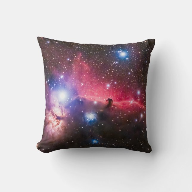 Galaxy Throw Pillow Nebula Space Home Decor Accent (Front)