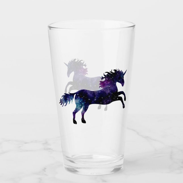 Galaxy Unicorn Glass (Front)