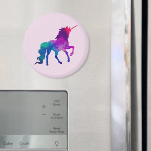 Galaxy Unicorn in Sky Colours of Blue and Purple, Magnet
