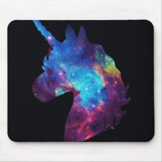 Galaxy unicorn mouse pad
