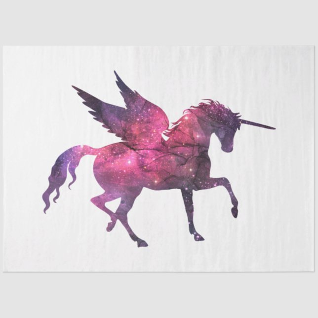 Galaxy Unicorn Series Design 8 Tissue Paper (Front)