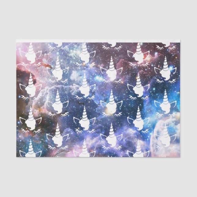 Galaxy Unicorn Tissue Paper (Front)