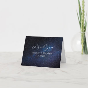Galaxy Universe Mystical Wedding Thank you 