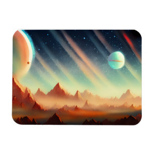 Galaxy, Universe, Stars, Outer Space Magnet